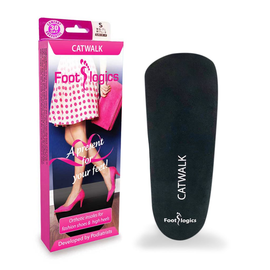 Footlogics Catwalk Orthotic to fit into narrow ladies footwear